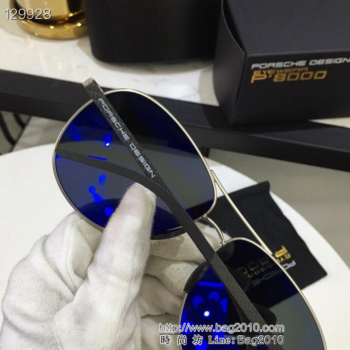 PORSCHE保時捷 2019新品 偏光 金屬男款大框太陽鏡 寶麗來高清偏光鏡片 仿竹鏡腿 夏日出行必備款 3001  lly1684